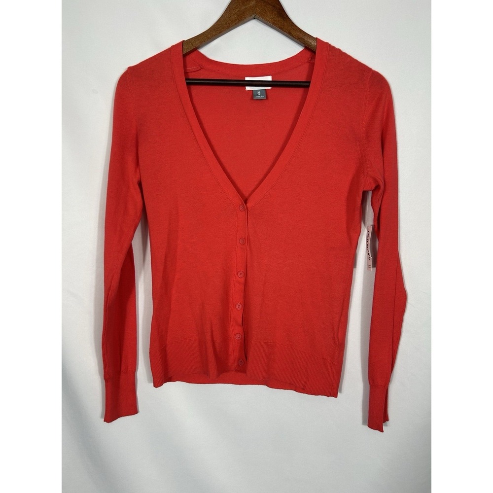 VTG Old Navy Y2K Button Cardigan Size XS Cotton Lightweight Preppy Twee Teacher‎